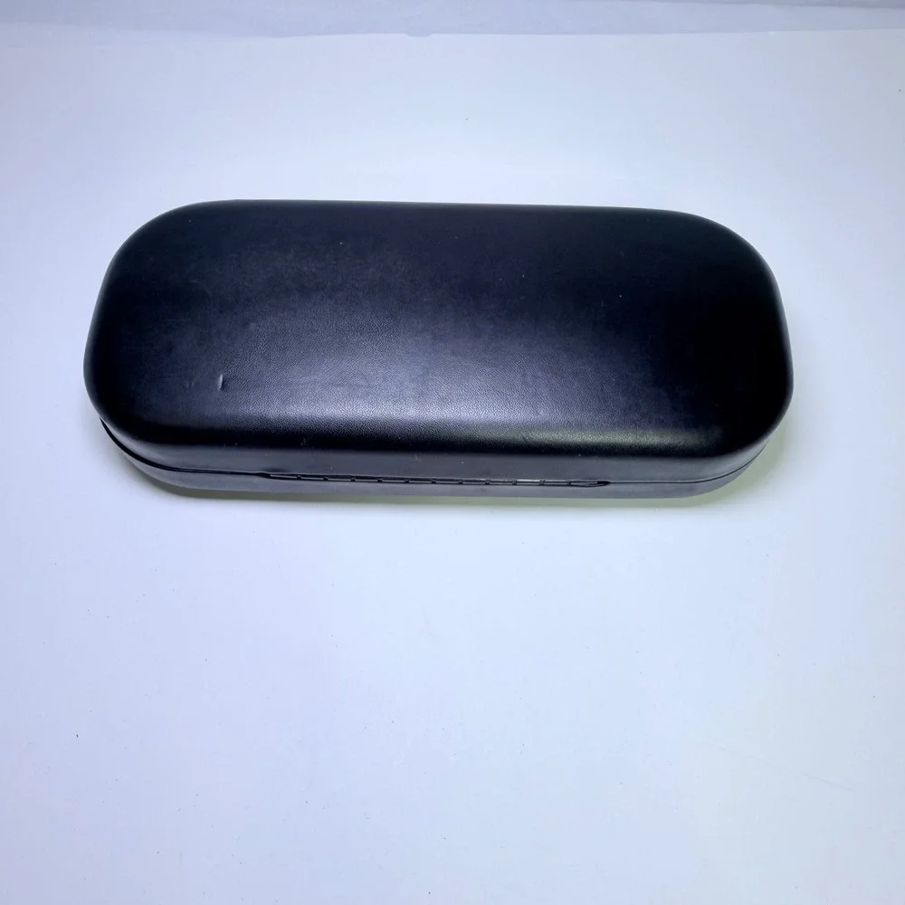 Ralph Lauren Black Hardshell Sunglasses Eyeglasses Case with Cleaning Cloth